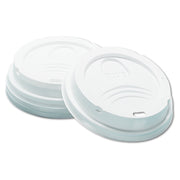 Georgia-Pacific Dixie 8 oz. Dome Hot Coffee Cup Lids by GP PRO Georgia Pacific White, D9538, 1,000 Count (100 Lids Per Sleeve