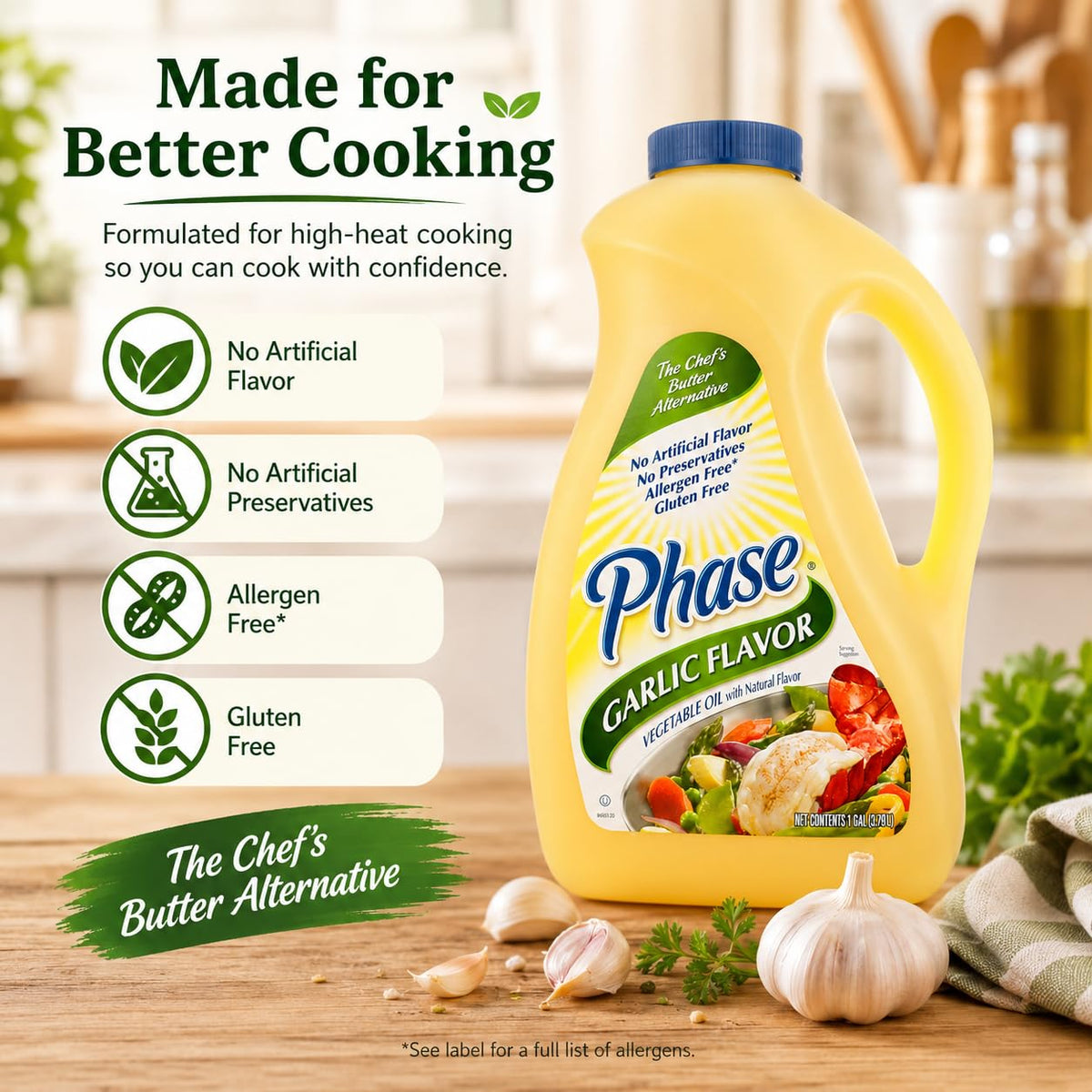 Ventura Foods Garlic / 1 Gallon / 1 Butter