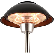 Outdoor Patio Heater with Table by Global Industrial – Aluminum, Black, Stainless Steel, Model 246717