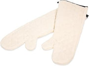 Terry Oven Mitts, San Jamar, Professional Grade, 500°F, 24", Pair, Natural