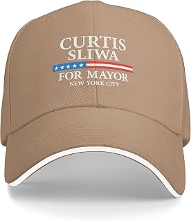 Curtis Sliwa for Mayor New York City Hat 2026 Election Golf Hats Mens Women Dad Caps