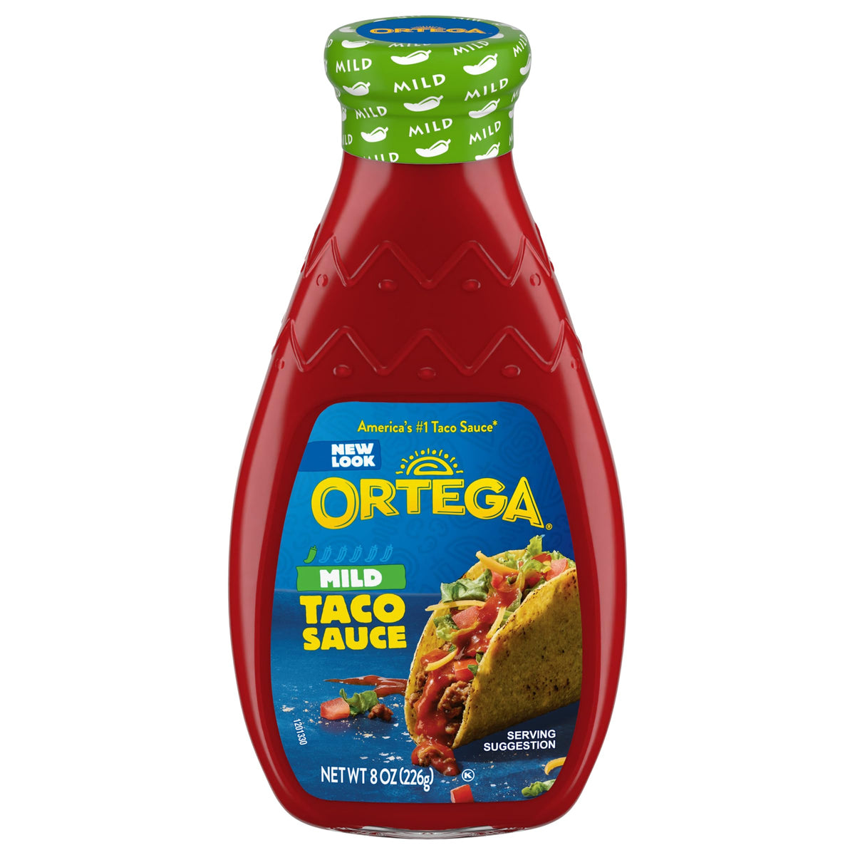 Original Taco Sauce by Ortega – 8 Ounce (Pack of 1), Mild, Model 7700890