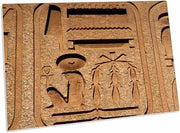 Hieroglyphics, Obelisk, Ramses II, Temple of Luxor, Egypt-CN02 PRI0007 - Prisma Desk Pad