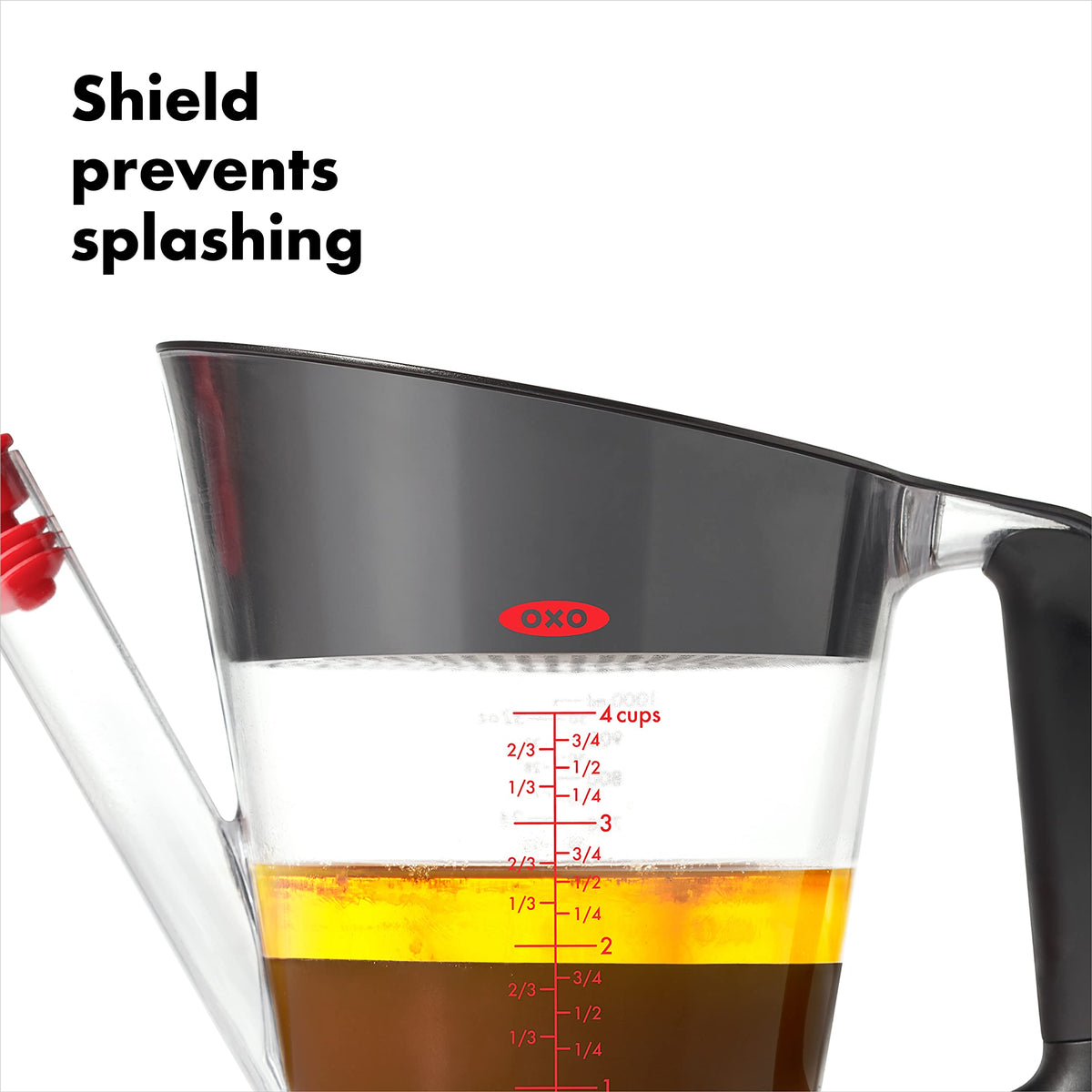 OXO Fat Separator Pitcher, 4 Cup Capacity, Clear