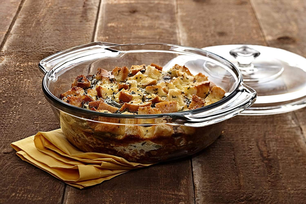 Oven Basics Loaf Dish by Anchor Hocking – 1.5-Quart, 1.5 quarts, Glass, Clear, Model 81932OBL11