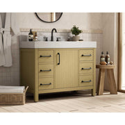 Elegant Kitchen and Bath 42" Single Bathroom Vanity in Honey Brown by Elegant Lighting – unspecified, Wood, Honey Brown, Model VF60642MHB-BS