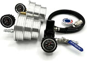 CAC Boost Leak Tester 4" 3.5" 3" - Semi Truck - Ext Line & Regulator | Anti-slip billet 6061 aluminum. For semi-trucks, tractors & machinery. Trusted since 2004.