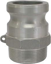 BE Pressure 90.395.034, 3/4" Aluminum Camlock Fitting, Male Coupler x MPT Thread