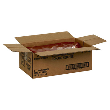 Ketchup Disposable Pack 2 Case 1.5 Gallon by HEINZ – 1.5 Gallon, Pack of 2, Model 515500