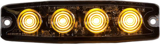 Buyers Products 8892240 Ultra Thin 4.5 Inch Amber LED Strobe Light