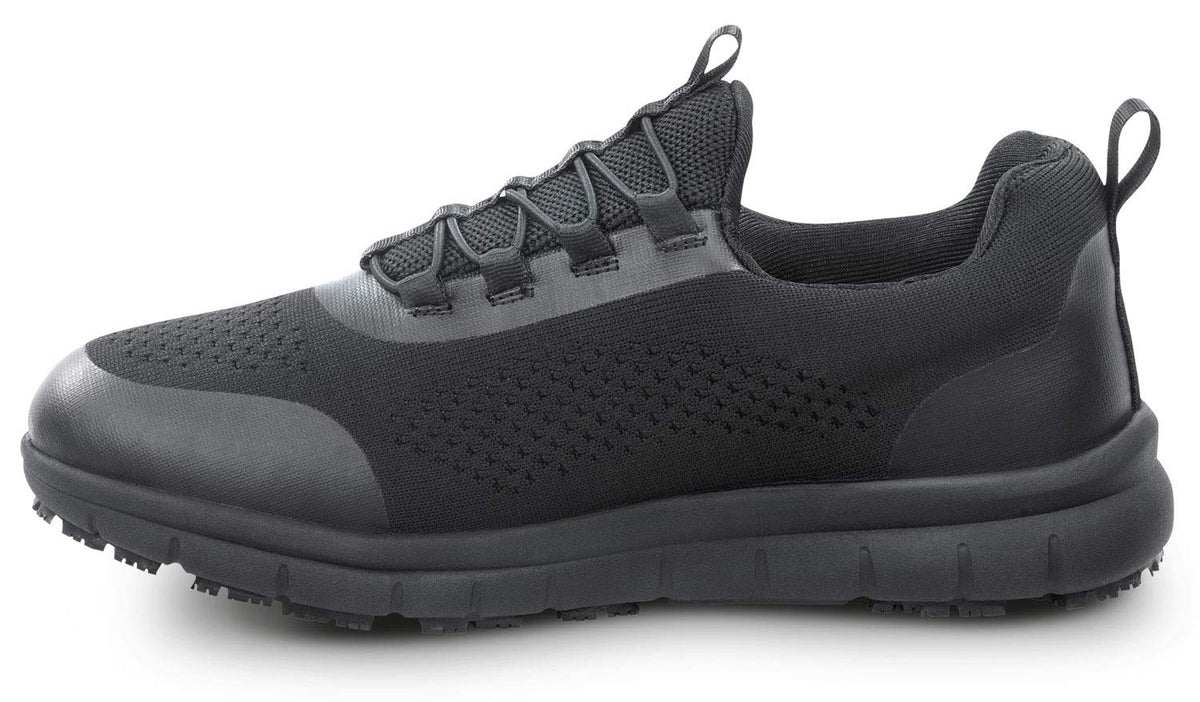 Mens Black MaxTrax Soft Toe SRO Slip-On Athletic 10.5 M by SR Max – 10.5, Rubber, Black, Model Anniston