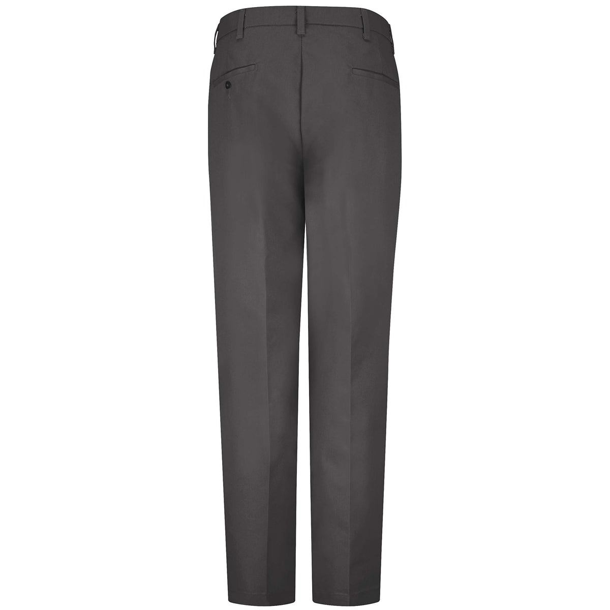 Men's Pleated Twill Slacks by Red Kap – Polyester, Charcoal, Model PT38CH 28 32