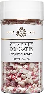 India Tree Peppermint Crunch Decoratifs, 2.3 Ounce