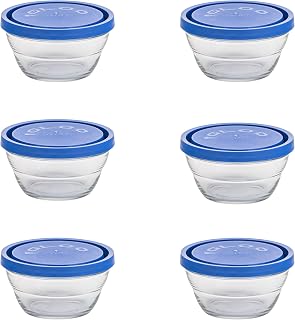 10 Strawberry Street Lambada Serve & Store Bowl, Set of 6 (Cobalt, Small)
