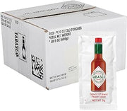 TABASCO Brand Pepper Sauce Single Serve Packet (0.11 oz Packets, Pack of 200)