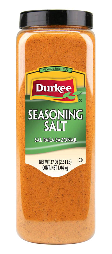 Seasoning Salt - 37 oz. container by Durkee – Pack of 6