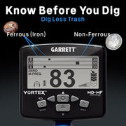 Vortex VX9 Metal Detector by Garrett Metal Detectors – VX9 Standard, Aluminum, Blue/Black, Model 1143060