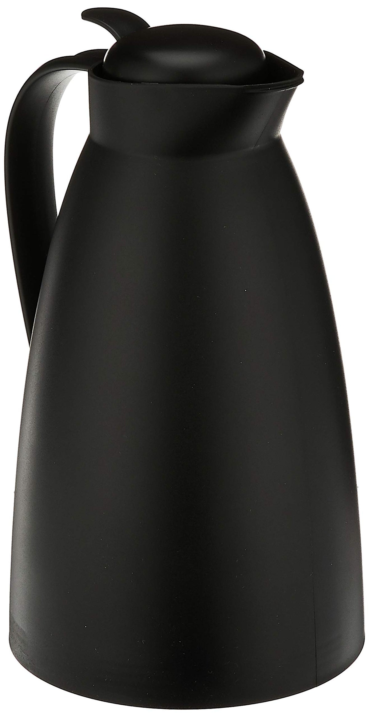 Glass Vacuum Frosted Plastic Carafe by Alfi – 33.8 Ounces, 1 liters, Plastic, Black, Model THRAG2800BK2
