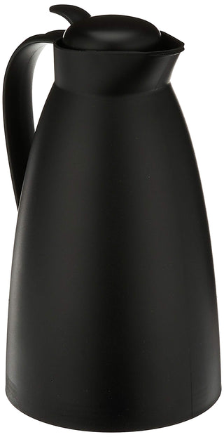 Glass Vacuum Frosted Plastic Carafe by Alfi – 33.8 Ounces, 1 liters, Plastic, Black, Model THRAG2800BK2