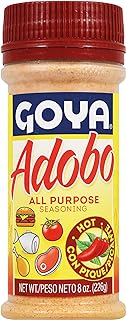 Goya Adobo Hot All Purpose Spice, Latin Spicy Blend, Mexican Seasoning, 8oz