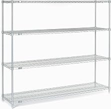 Nexel 24725C Nexel Chrome Wire Shelving, 72" W X 24" D x 54" H