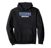 Curtis Vikings Tennis Pullover Hoodie by Curtis Vikings Official High School Gear – Polyester, Black, Model 2R3G9B4NE4P