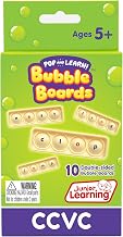 Junior Learning CCVC Bubble Boards Pop and Learn, Decodable, Language Arts and Sensory Learning, for Ages 5+, Grade K