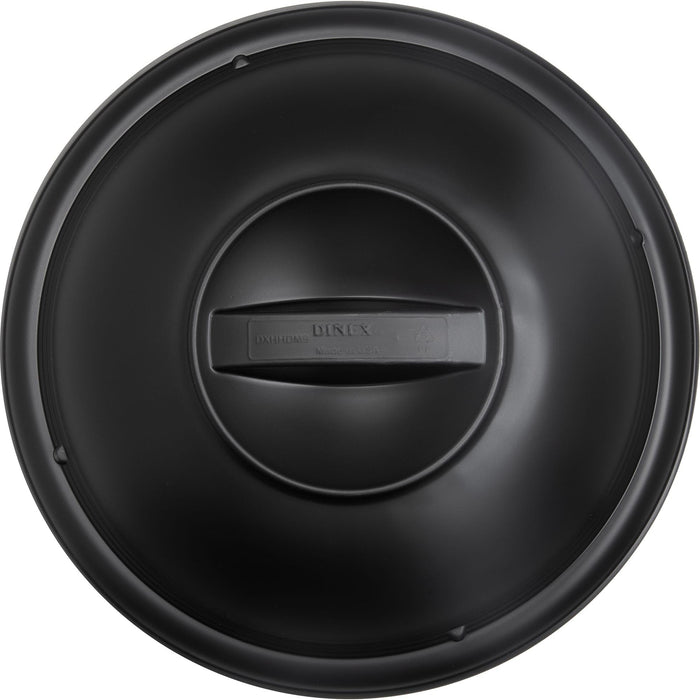 Dinex DXHHDM903 Black Round 9" Disposable Dome Lid - 500 / CS