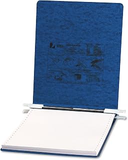 ACCO Brands ACCO PRESSTEX Covers w/ Hooks, Unburst, 9 1/2 x 11 Sheets, Dark Blue (54113)