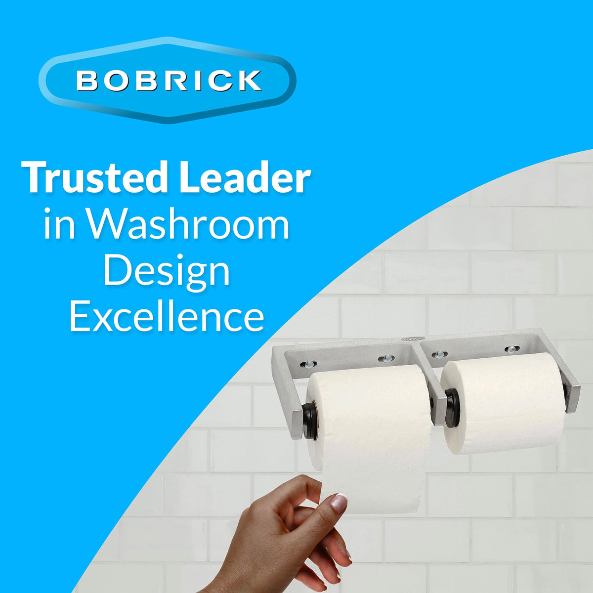 Bobrick Satin / pack of 1 / 1 Tissue Holders