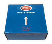 5x4-3/4-Inch Hamburger Patty Papers, Disposable Meat Butcher Paper Sheets, 1000-Piece Pack by Handy Wacks – 5 inches x 4.75 inches, Paper, White, Pack of 1000, Model P-50-X