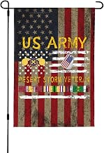 US Chemical Corps Operations Desert Storm Veteran Double-Sided Garden Flag 12.5" x 18" Yard Lawn Outdoor Decor2