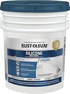 Rust-Oleum 985 Silicone Roof Coating, 5 Gallon, White