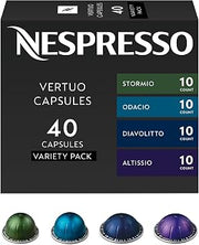 Nespresso Vertuo, Intense Variety Pack, 40-Count Coffee Pods