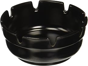TableCraft Products CST363B-1 Stacking Ashtray, Black (Pack of 12)