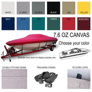 7.6oz Solution Dyed Polyester Styled-to-Fit Cover Compatible with a All Performance Plus Olympian I/O Boat by STOPBYUS – Polyester