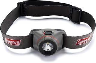 Coleman LED Headlamp with Batteryguard Technology, Head Torch with 100 Lumens and 50 Metre Range, Robust and Lightweight LED Lamp for Camping, Hiking or Festivals