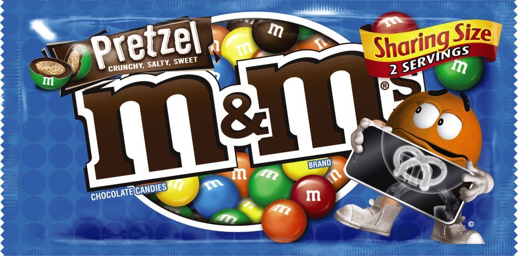 Pretzel Chocolate Candy Sharing Size 2.83-Ounce Pouch 24-Count by M&M's – 2.83 Ounce (Pack of 24), Pack of 24, Model 40000446514