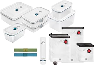 ZWILLING Fresh & Save Plastic Vacuum Starter Kit, 16 Units, Silver
