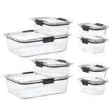 Leak-Proof Food Storage & Prep Containers by Rubbermaid – 3.2 cups, Plastic, Clear, Pack of 8, Model 2145681