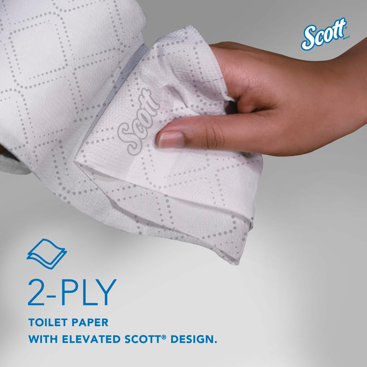 ® Pro Small-Core High-Capacity 2-Ply Toilet Paper by Scott – True, Paper, white, Pack of 36, Model 47305