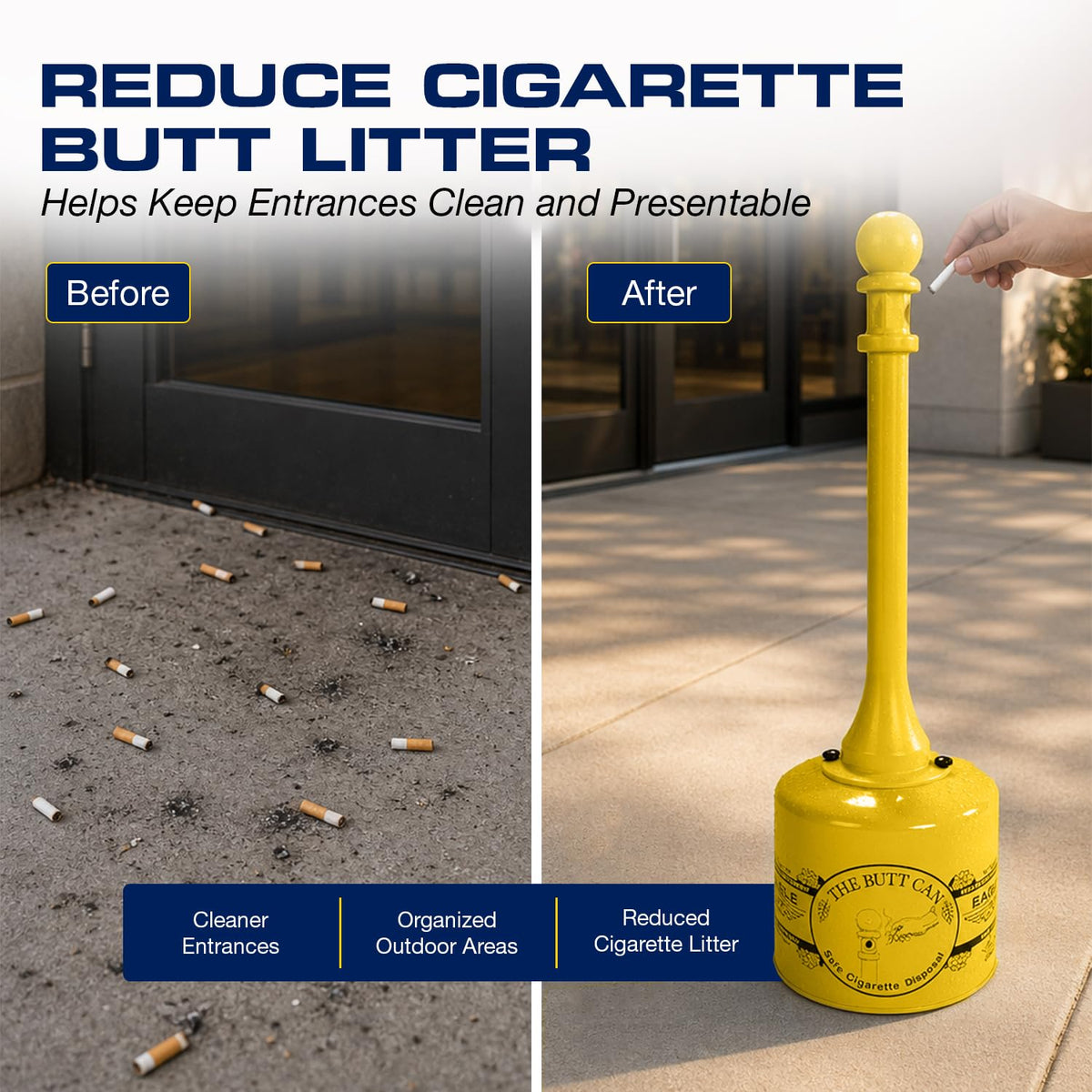 Eagle Yellow / 5 Gallon / 1 Smoking Receptacles