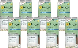 Tidy Cats Breeze Clean Linen Scented Ion Cat Litter Box Pads Refill Pack - 10 CT (Pack of 8)