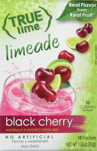 True Black Cherry Limeade Drink Mix by True Citrus – 10 Count (Pack of 4), Model 4723083
