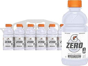 Gatorade G Zero Thirst Quencher, Glacier Cherry, 12 Ounce Bottles, 12 Count