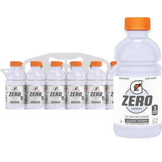G Zero Thirst Quencher by Gatorade – 12 Fl Oz (Pack of 12), White, Pack of 12