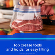 Ziploc 19 Count / Blue / 1.0 quarts Food Storage Bags