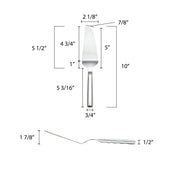 Stainless steel pastry server by Thunder Group – Medium, Stainless Steel, Silver, Model SLBF009