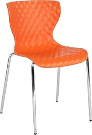 Flash Furniture Executive Office Chair, Orange | Waterfall Seat, 360° Swivel, Height Adjustable, Commercial Grade