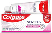 Sensitive Everyday Protection Toothpaste, Combo Pack of 160g (80g X 2), Specifically Developed for Sensitive Teeth & Healthy Gums, Colgate Toothpaste for Prevention of Cavities & Plaque